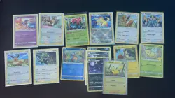 Lot de 15 cartes Pokemon FR - Holo/Promo EB/EV Etat variables (lot H2) - Image 1