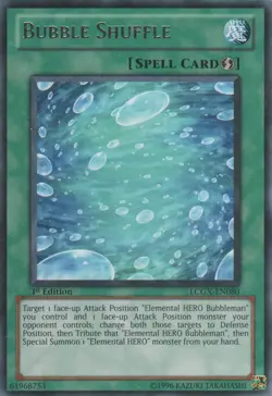 Bubble Shuffle - LCGX-EN080 - Rare - Unlimited Edition x3 - Near Mint - Image 1