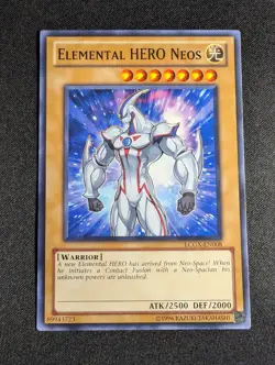 Yugioh - Elemental HERO Neos LCGX-EN008 Unlimited Common NM - Image 1