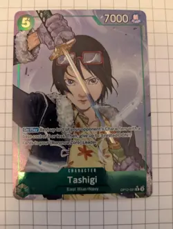 One Piece Tashigi Alt Art English Card Game Legacy of the Master OP12-031 R - Image 2