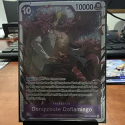 Donquixote Doflamingo OP14-069 SR 10000 Power Seven Warlords One Piece CCG - Image 1