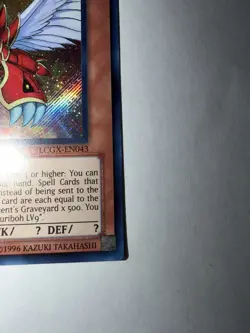 Yu-Gi-Oh! Winged Kuriboh LV9 LCGX-EN043 Secret Rare Card - Image 3