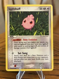 Pokemon TCG Card Hidden Legends Igglybuff 37/101 - NM - Image 1