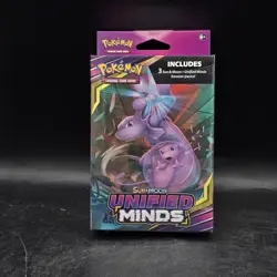 Pokemon Sun and Moon Unified Minds Booster Card Pack - Pack of 3 820650809569 - Image 1