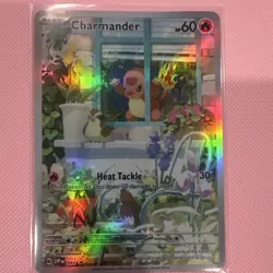 FAN ART Charmander Promo Foil SVP Scarlet & Violet 044 60 HP Basic English Card - Image 1