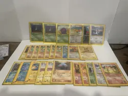 1st Edition Pokemon Card Lot Vintage WOTC Jungle Fossil Gym Challenge Aquapolis - Image 1