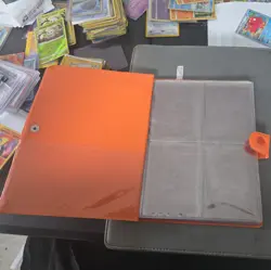 Rare Vintage 1999 Authentic Orange Squirtle Pokemon 4-Pocket Card Binder Album - Image 2