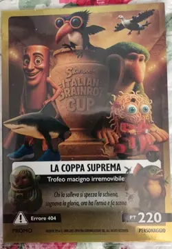 CARD SKIFIDOL ITALIAN BRAINROT LA COPPA SUPREMA RARA EDIZIONE LIMITATA - Image 1