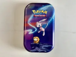 Pokemon TCG Mew / Psyduck Kanto Power Mini Tin Brand EMPTY TIN, NO CARDS - Image 1