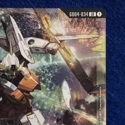 Gundam Card Game Phantom Aria Gundam Kyrios GD04-034 Legend Rare LR NM - Image 3