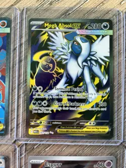 Pokemon EX Holo Card Lot Meowth EX, Espurr, Probopass, Mega Lucario EX, Mega Ab… - Image 3