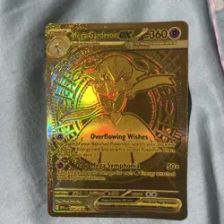Pokemon Mega Evolution Mega Gardevoir ex 187/132 Mega Hyper Rare Gold Card - Image 3