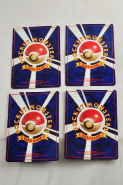 Pokemon card 4 Set Oddish Gloom Erika's, Dark Vileplume No.043 044 045 Japanese - Image 2
