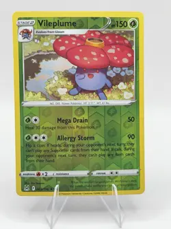 Pokemon Card Vileplume Lost Origin Reverse Holo Rare 003/196 Near Mint - Image 1