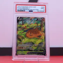 2022 Pokemon Promo Ultra Premium Collection SWSH260 Charizard V PSA 9 - Image 1