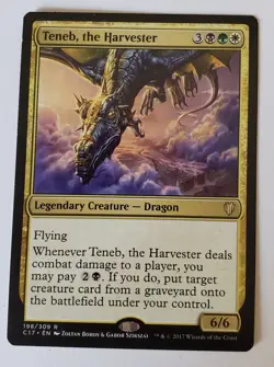 MTG Teneb, the Harvester Commander 2011 230/318 Regular Rare - Image 1