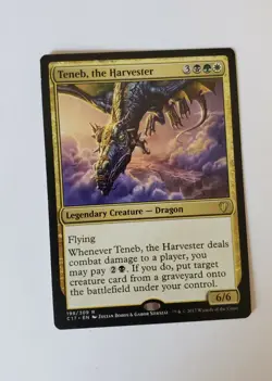 MTG Teneb, the Harvester Commander 2011 230/318 Regular Rare - Image 2