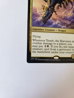 MTG Teneb, the Harvester Commander 2011 230/318 Regular Rare - Image 3