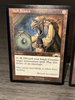 4x Null Brooch Exodus Lightly Played MTG Magic The Gathering - Image 3