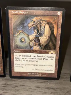 4x Null Brooch Exodus Lightly Played MTG Magic The Gathering - Image 4