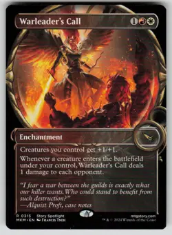 Warleader's Call (Showcase) Rare Murders at Karlov Manor 315 MTG Near Mint 2024 - Image 1