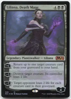 Liliana, Death Mage *Foil* M21 328 NM - Image 1