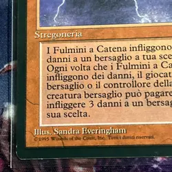 MTG Legends* Chain Lightning (Italian) Magic the gathering Fulmini A Catena - Image 3