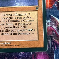 MTG Legends* Chain Lightning (Italian) Magic the gathering Fulmini A Catena - Image 4
