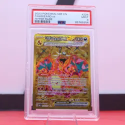 2023 Pokemon OBF EN Obsidian Flames Hyper Rare Charizard Ex PSA 9 - Image 1