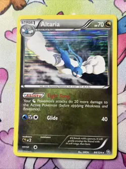 Pokemon TCG Altaria Dragons Exalted 84/124 Holo Holo Rare VLP - Image 1