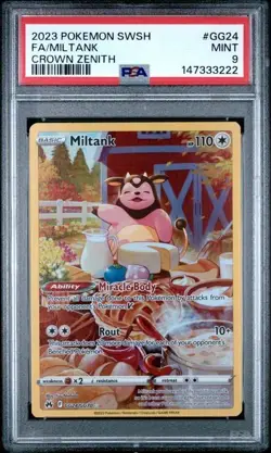 Pokemon: Miltank #GG24 Crown Zenith Full Art PSA 10 - Image 1
