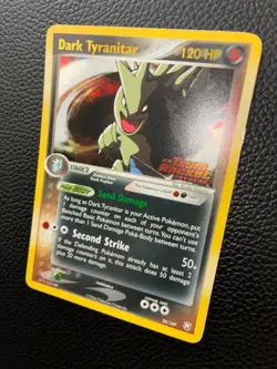 Pokemon TCG Dark Tyranitar EX Team Rocket Returns 20/109 Holo Rare 120 HP - Image 2