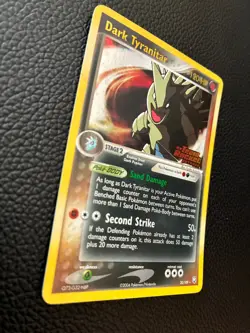 Pokemon TCG Dark Tyranitar EX Team Rocket Returns 20/109 Holo Rare 120 HP - Image 3