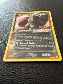 Pokemon TCG Dark Tyranitar EX Team Rocket Returns 20/109 Holo Rare 120 HP - Image 5