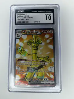 2023 Pokemon SV Paradox Rift Gholdengo ex Ultra Rare #231/182 Cgc 10 - Image 1