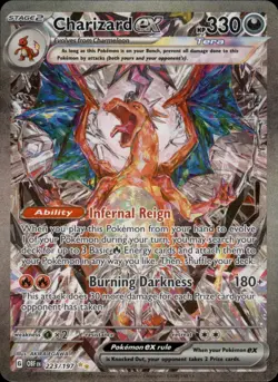 Charizard ex 223/197 Holo - Pokemon SV03: Obsidian Flames - NM - Image 1