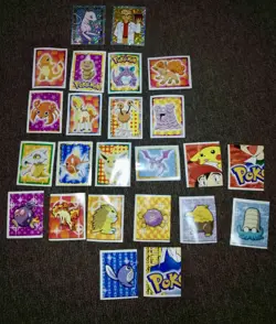 1999 Pokemon stickers from the Merlin sticker collection, - Image 1