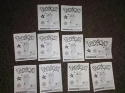 1999 Pokemon stickers from the Merlin sticker collection, - Image 3