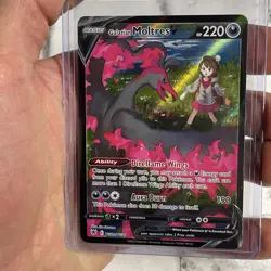 Pokemon TCG Galarian Moltres V FA Sword & Shield Astral Radiance TG20/TG30 LP+ - Image 1