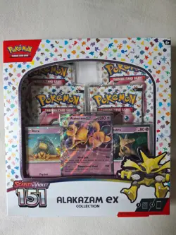 Pokemon TCG Scarlet and Violet 151 Alakazam ex Collection Box (Factory Sealed) 820650855269 - Image 1
