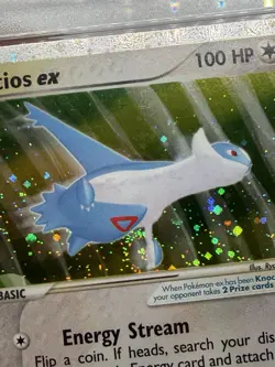 2003 POKEMON EX DRAGON #94 LATIOS EX-HOLO PSA 8 ~ PERFECT SWIRL PLACEMENT🌀2x - Image 4