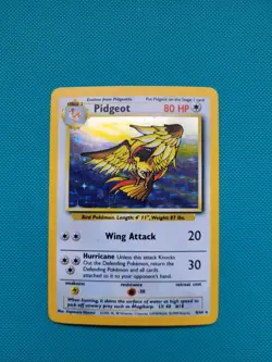 Pidgeot No Jungle Symbol Misprint 8/64 Holo Rare- 1999 Pokemon Jungle - Image 1