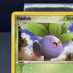 Pokemon Oddish 64/115 Unseen Forces Regular Non Holo LP - Image 2