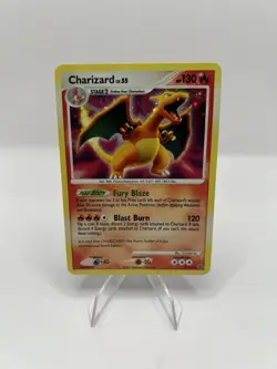 Pokemon TCG Secret Wonders Charizard 3/132 HOLO SWIRL - LP - Image 1