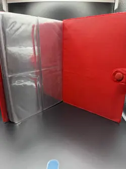 Pokemon Pikachu Red 4-Pocket Album for Pokemon TCG Flexible Plastic Binder MINT - Image 4