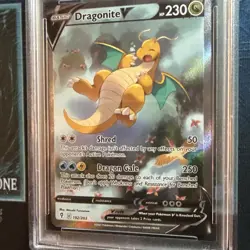 Dragonite V 192/203 Alternate Art Evolving Skies Pokemon English PSA 9 MINT - Image 3