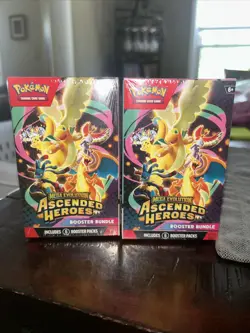 Pokemon TCG Ascended Heros Booster Bundle (2x) Factory Sealed - Image 1