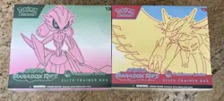 Pokemon Center Exclusive Paradox Rift Elite Trainer Box ETB Pair Set Of 2 Sealed - Image 1