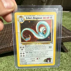 Erika's Dragonair - Gym Heroes Unlimited Holo Rare 4/132 (2000) Pokemon Damage - Image 1