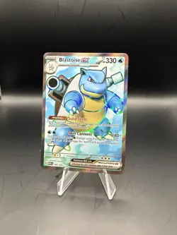 Pokemon TCG Blastoise EX 184/165 Scarlet & Violet 151 Ultra Rare - Image 1
